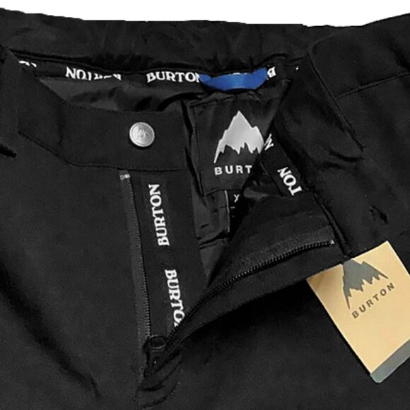 NEW Burton Society Snowboard Pants! L XL  Black  Dry Ride Waterproof  Thermolite - Picture 3 of 4